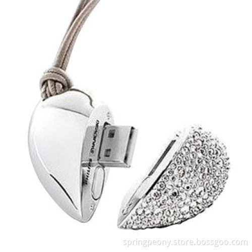 4GB/8GB/16GB/32GB/64GB Valentine's Day Heart U disk with Anti-virus Encryption